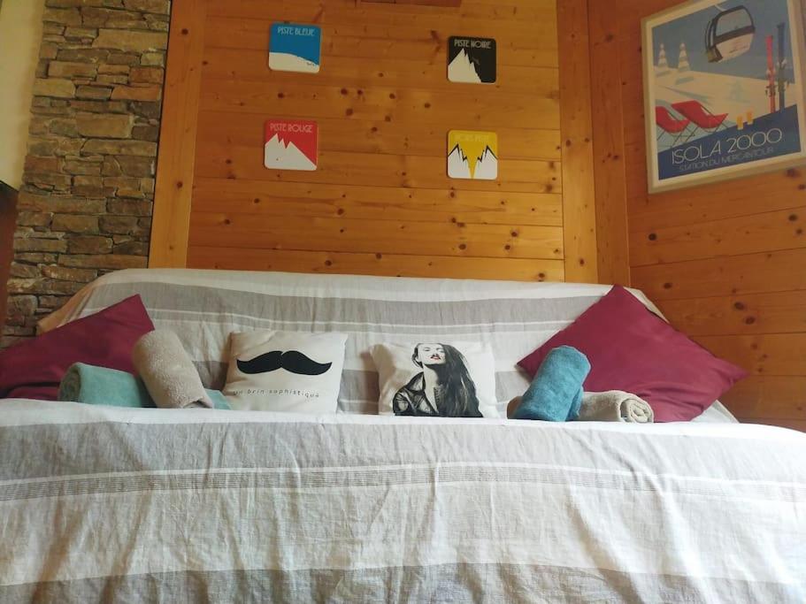 *Tout Confort*4 Pers*Centre Isola 2000 Exterior foto