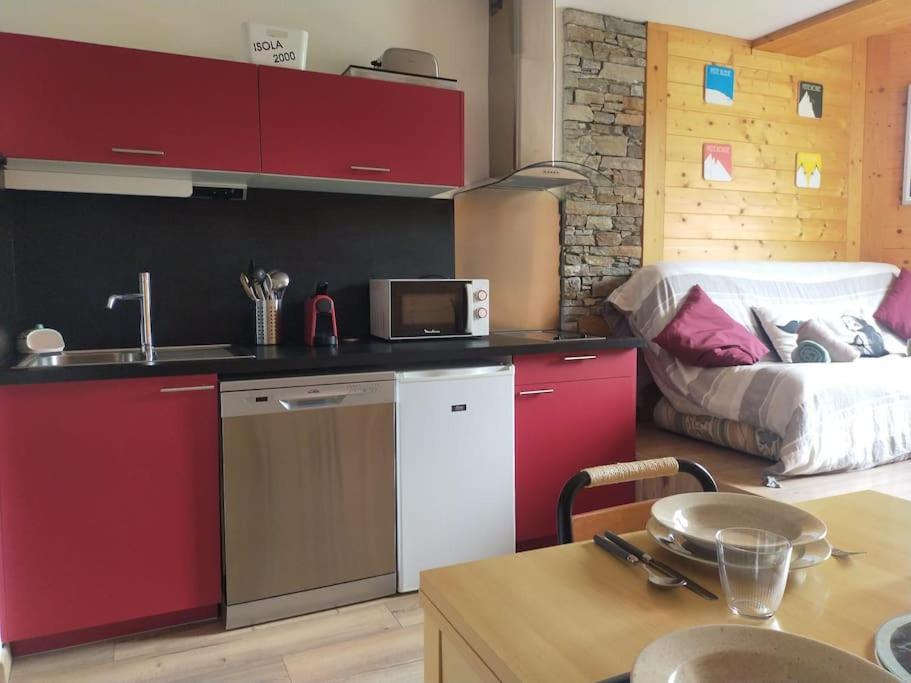 *Tout Confort*4 Pers*Centre Isola 2000 Exterior foto